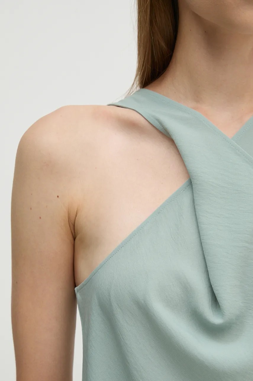 Μπλουζάκι Sisley χρώμα: πράσινο, 5LTHLH019 φωτογραφία