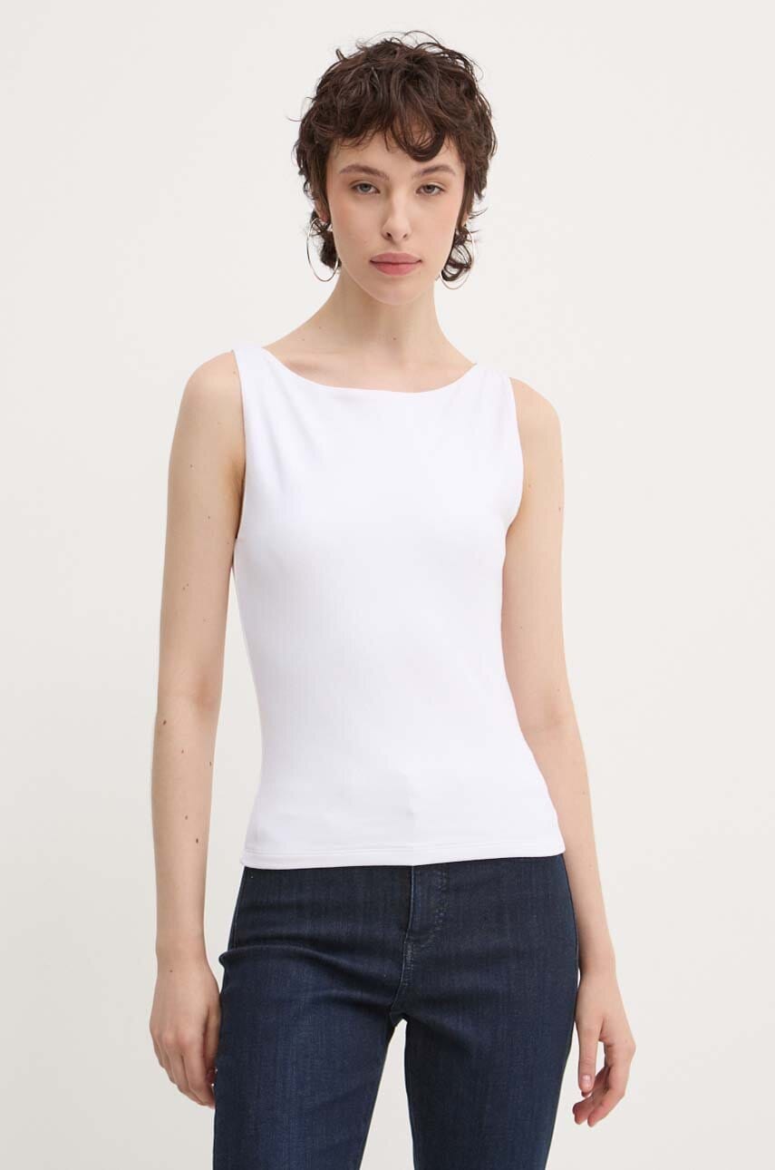Abercrombie & Fitch top femei, culoarea alb, KI139-4559 Abercrombie & Fitch top femei, culoarea alb, KI139-4559