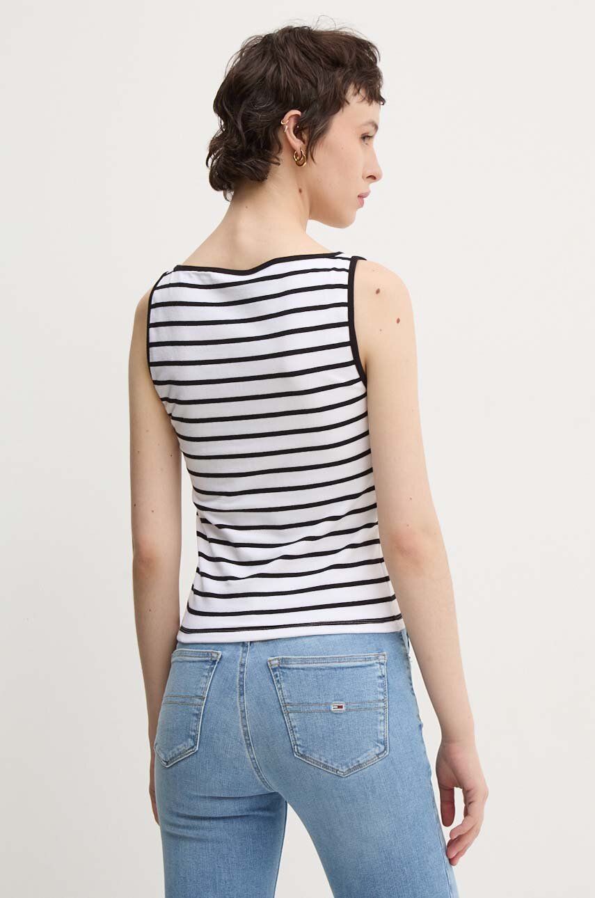 Abercrombie & Fitch Top Femei, Culoarea Alb, KI139-4683