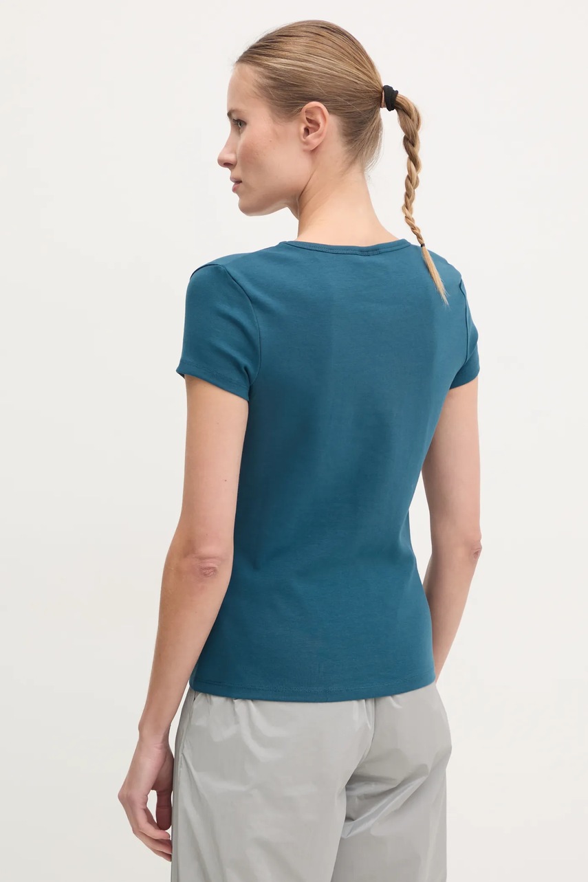 Guess t-shirt KIARA női, türkiz, V4BI16 KCIV1 termék 2. képe