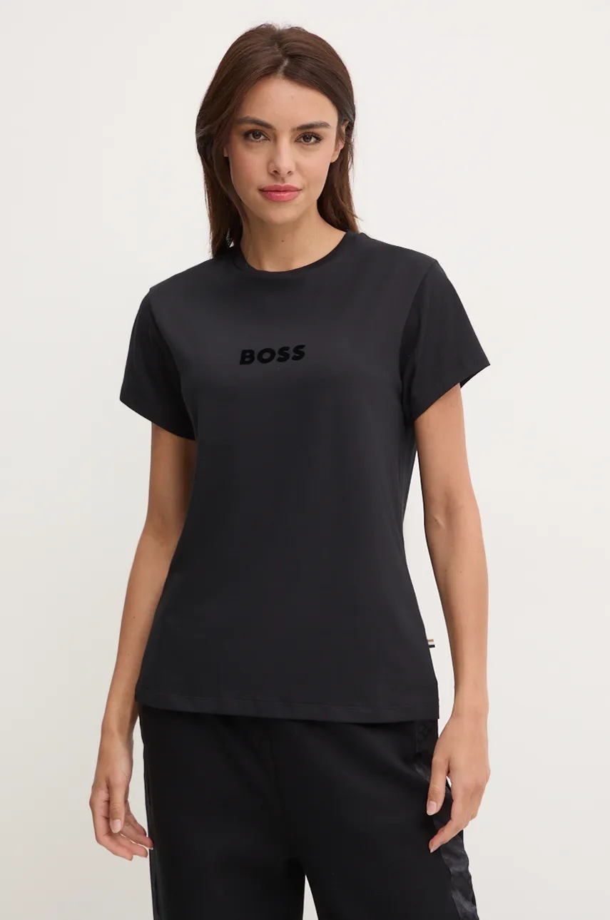 

Домашна тениска BOSS в черно 50527285, Черен