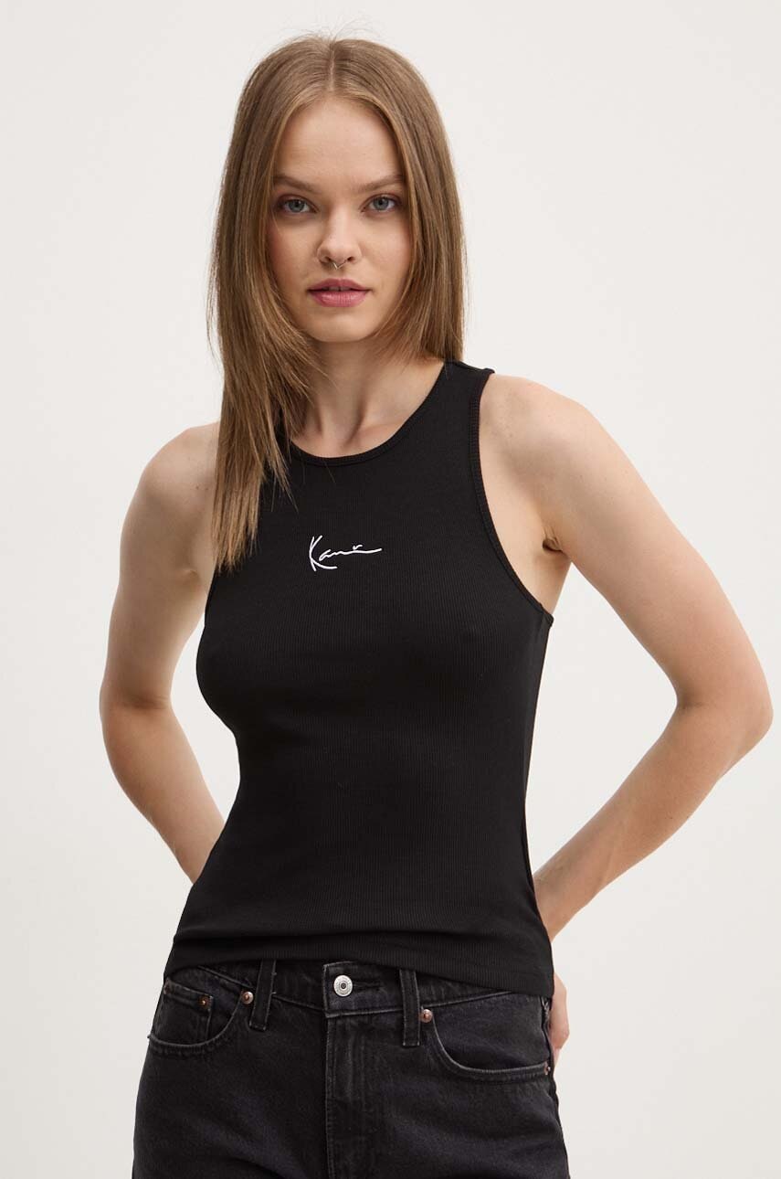 Karl Kani top femei, culoarea negru, 61310053
