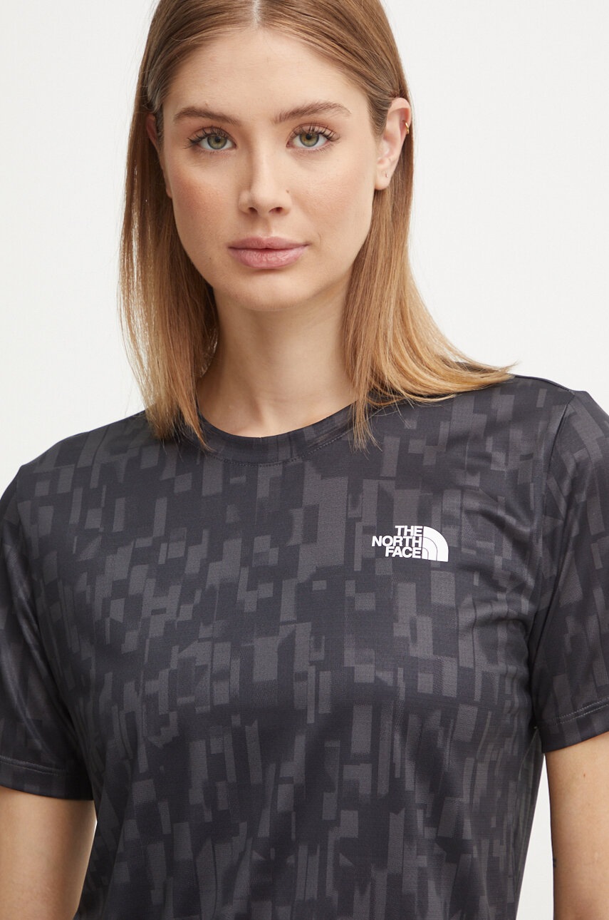 Αθλητικό μπλουζάκι The North Face Flex χρώμα: γκρι, NF0A89597OP1 φωτογραφία