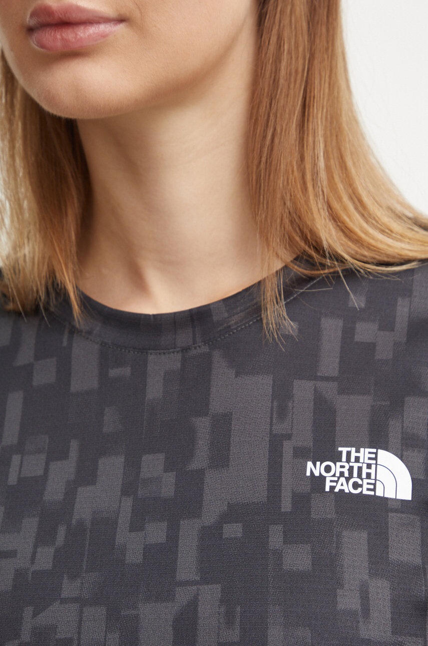 Αθλητικό μπλουζάκι The North Face Flex χρώμα: γκρι, NF0A89597OP1 φωτογραφία
