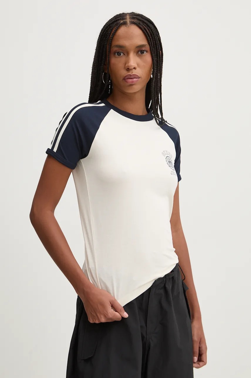 

Тениска Guess Jeans в бежово W4BI52 J1314, Бежов