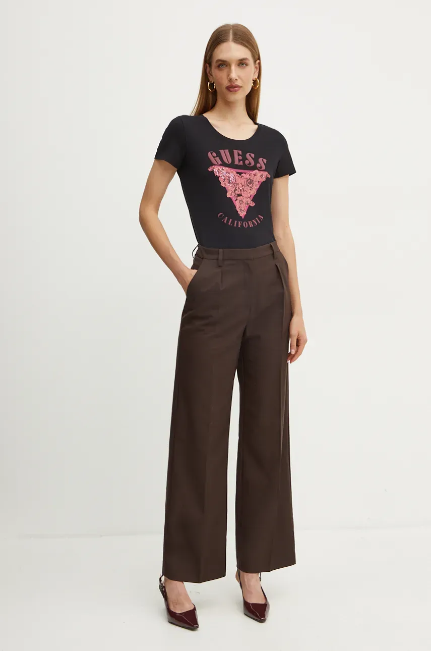 Футболка Guess женская цвет чёрный W4BI19 J1314 Футболка Guess женская цвет чёрный W4BI19 J1314