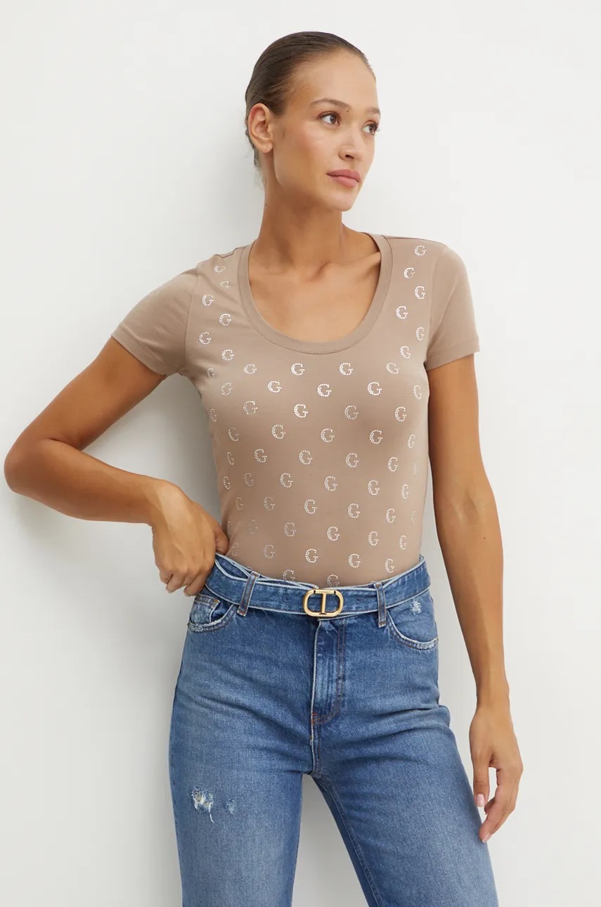 

Тениска Guess EMBELLISH в бежово W4BI68 J1314, Бежов