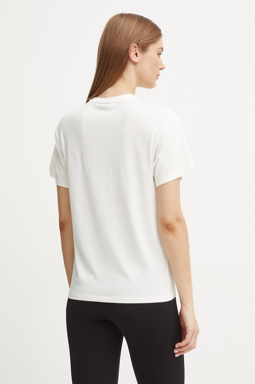 Βαμβακερό μπλουζάκι Napapijri S-Nina γυναικείο, χρώμα: άσπρο, NP0A4H872061 φωτογραφία