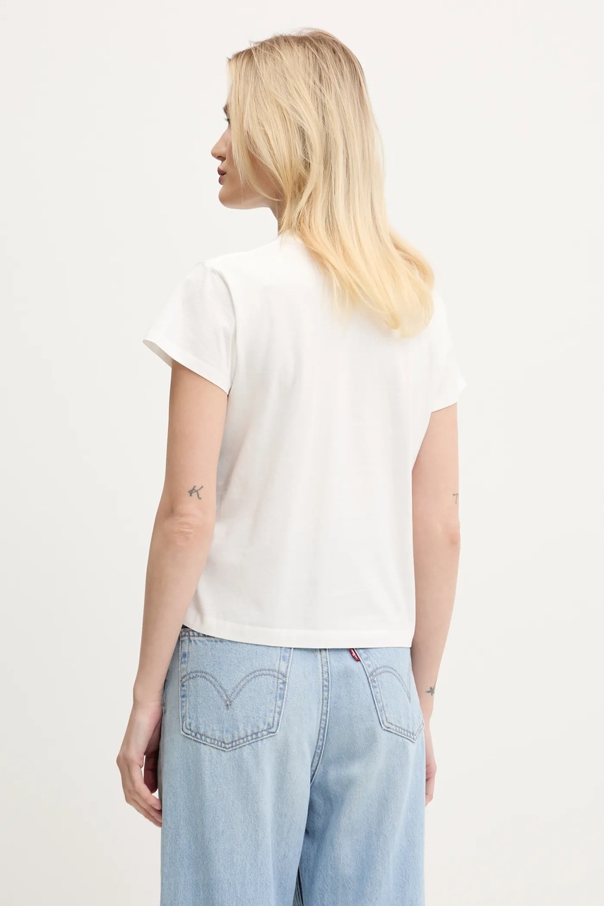 Бавовняна футболка MM6 Maison Margiela жіноча колір білий S52GC0327.S24312 
