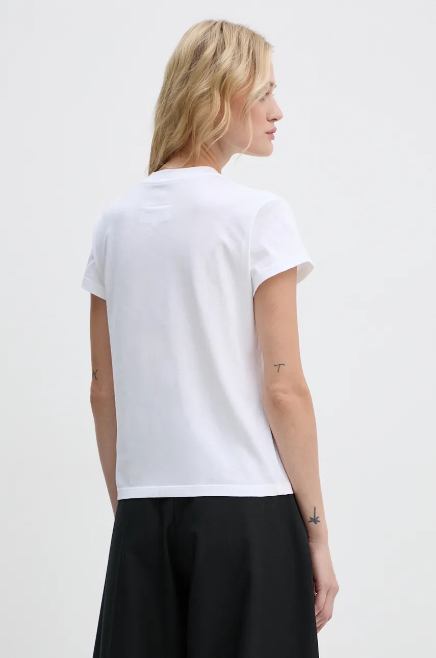 Бавовняна футболка MM6 Maison Margiela жіноча колір білий S62GD0189.S23588 