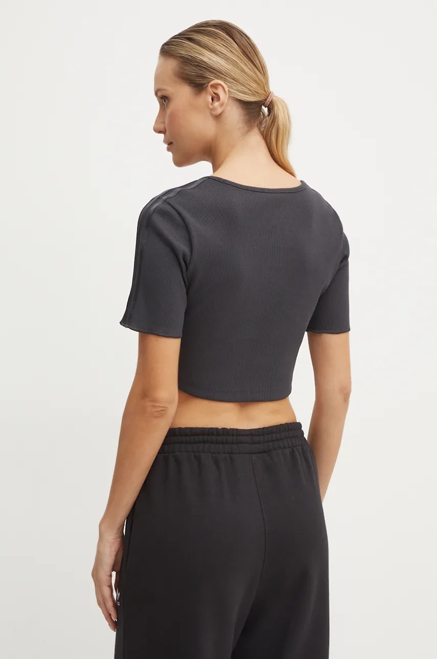Футболка adidas Originals Femme Galore Baby Tee жіноча колір чорний JN3013 