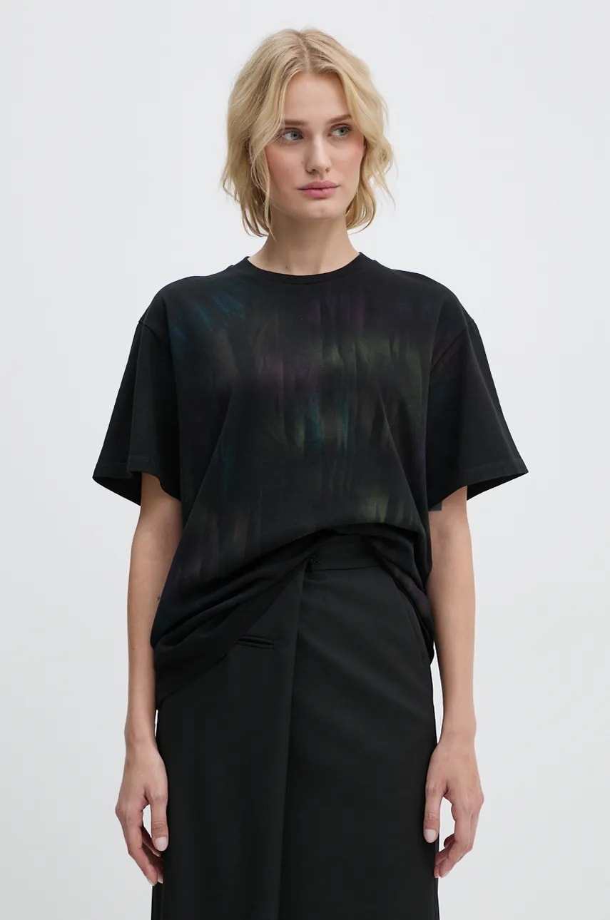 MM6 Maison Margiela tricou din bumbac femei, culoarea negru, S62GD0193.S23962 MM6 Maison Margiela tricou din bumbac femei, culoarea negru, S62GD0193.S23962