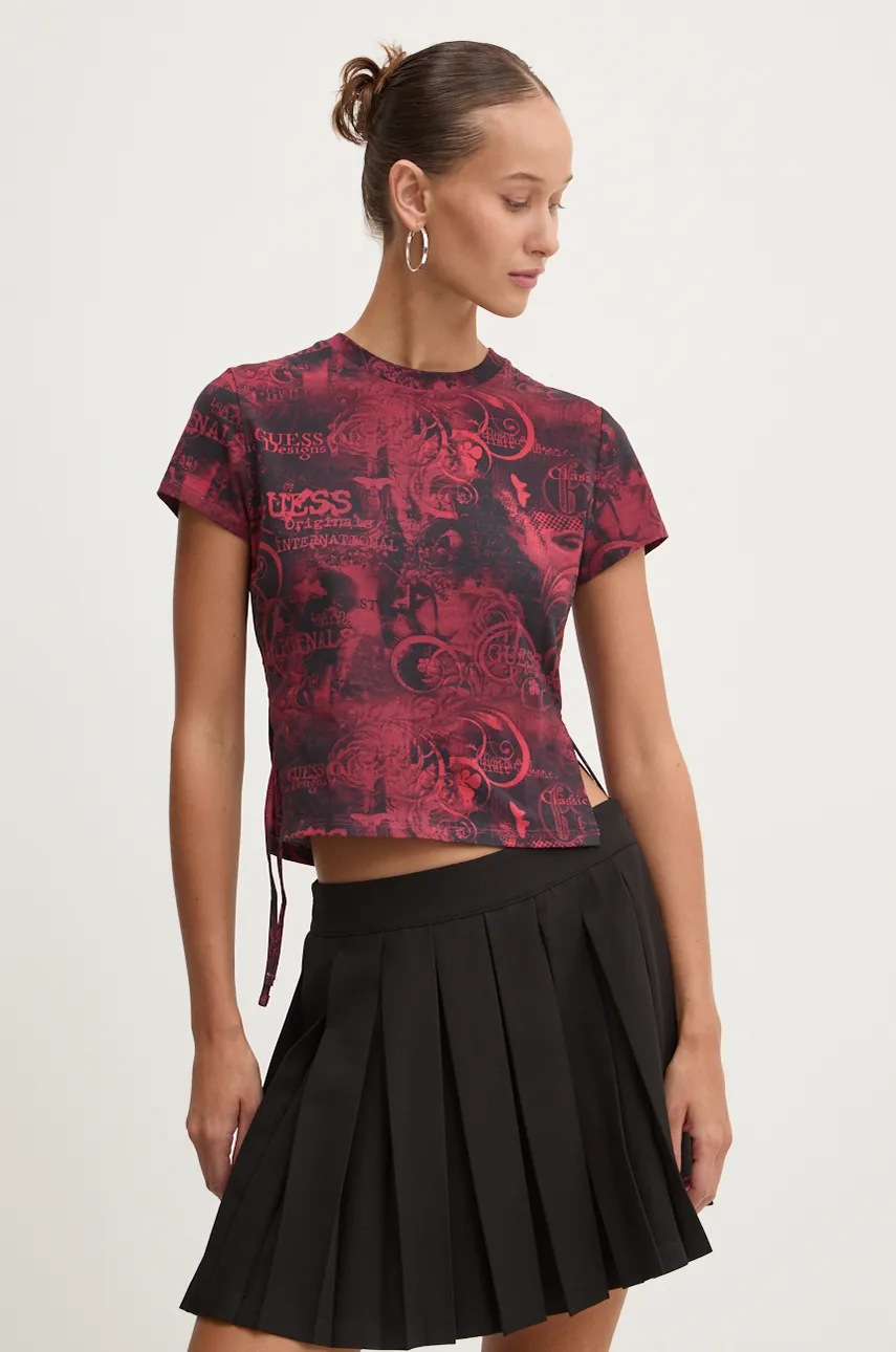 

Тениска Guess Originals в червено W4BP11 J1314, Червен