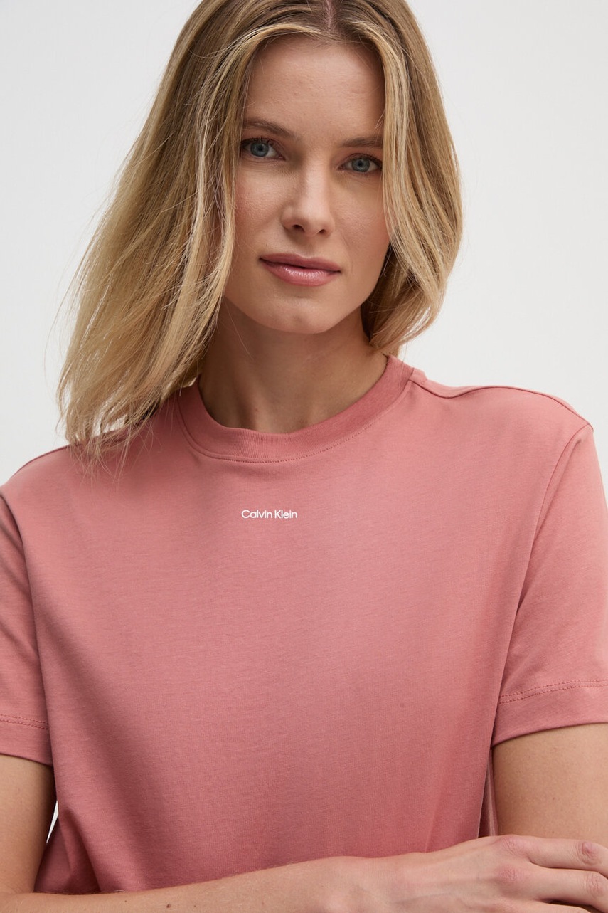 

Тениска Calvin Klein в розово K20K207519, Розов