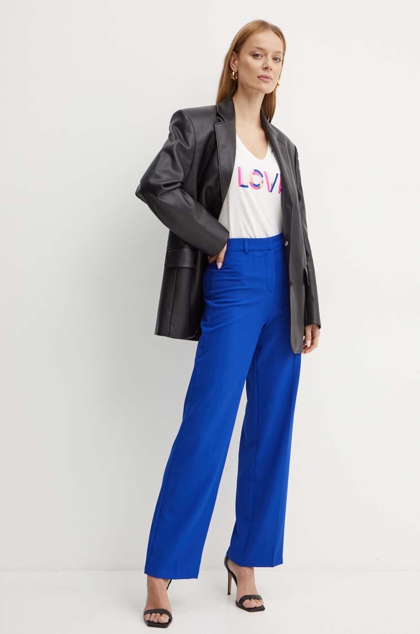 Μπλουζάκι Morgan DLUCY χρώμα: άσπρο, DLUCY φωτογραφία