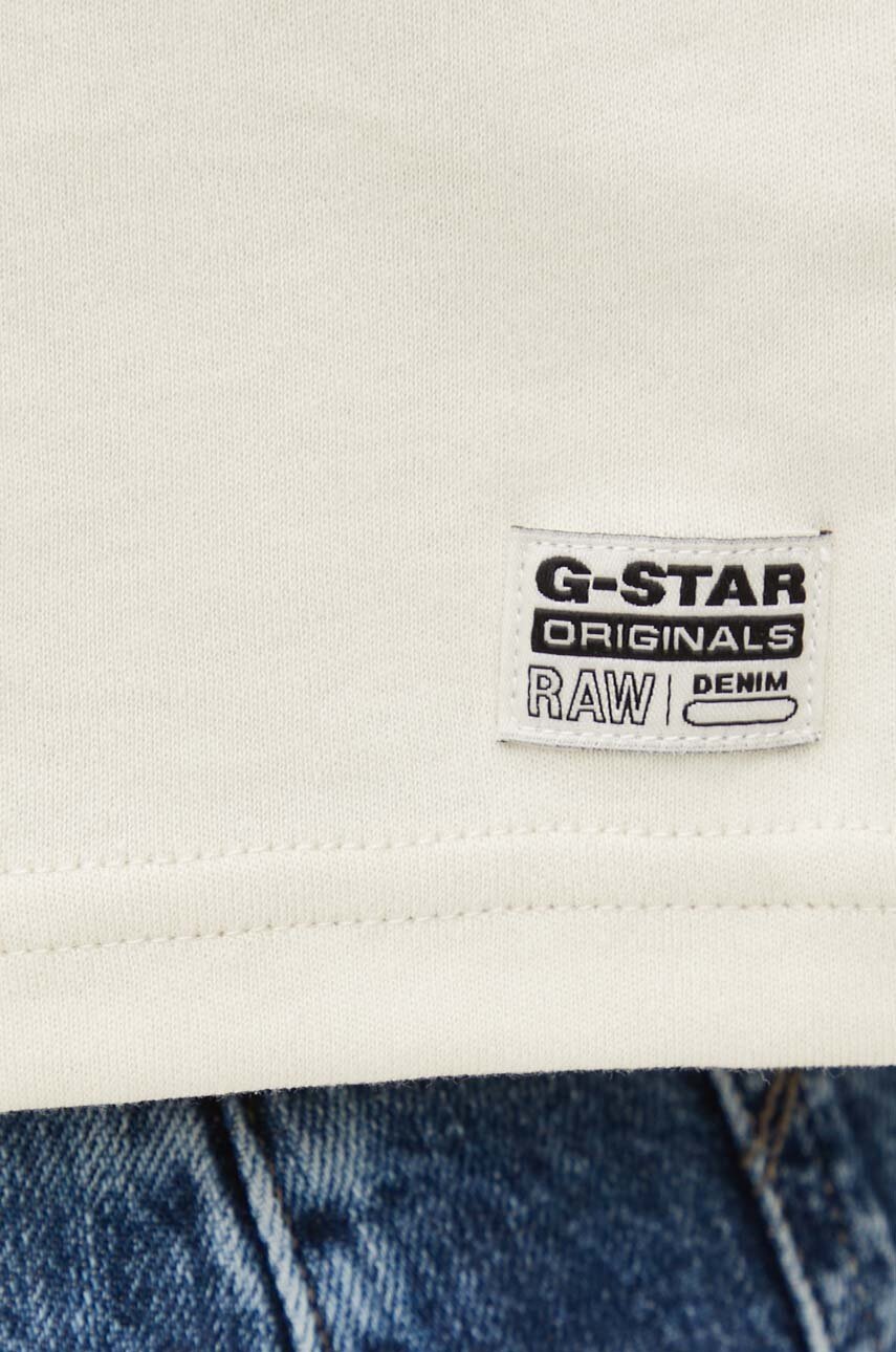 Бавовняна футболка G-Star Raw жіноча колір бежевий D25032-C812 