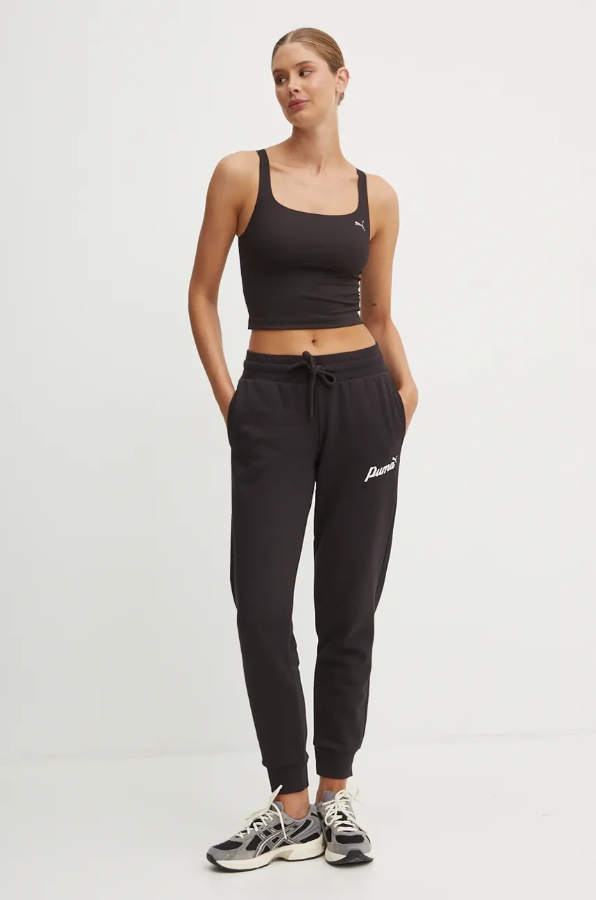 Топ для йоги Puma Studio Cloudspun цвет чёрный 525754 Топ для йоги Puma Studio Cloudspun цвет чёрный 525754