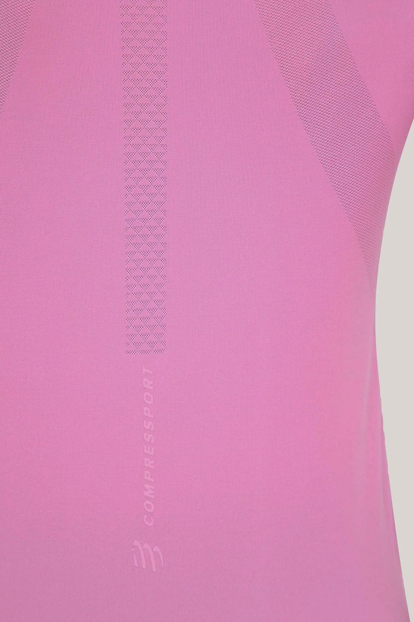 Μπλουζάκι για τρέξιμο Compressport Performance χρώμα: μοβ, ATSW4930 φωτογραφία