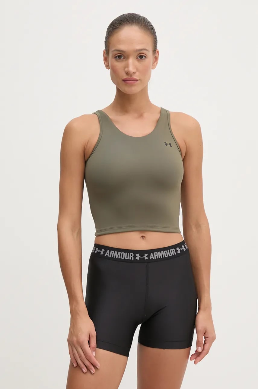 Under Armour top de antrenament Motion EMEA culoarea verde, 1388648 Under Armour top de antrenament Motion EMEA culoarea verde, 1388648