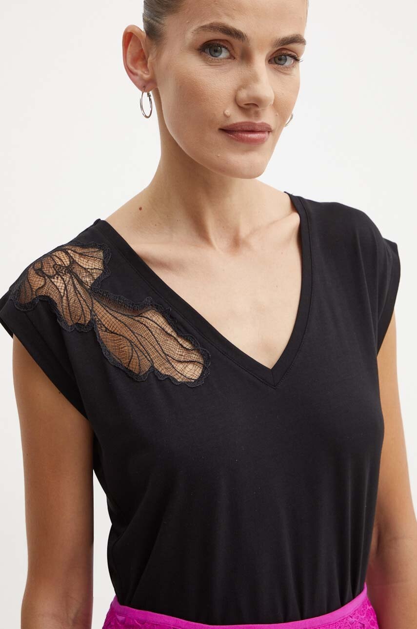 Morgan tricou DILAYA culoarea negru, DILAYA