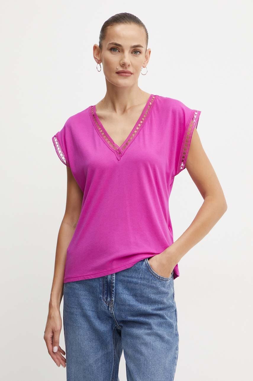 Morgan tricou DOYAL femei, culoarea roz, DOYAL Morgan tricou DOYAL femei, culoarea roz, DOYAL