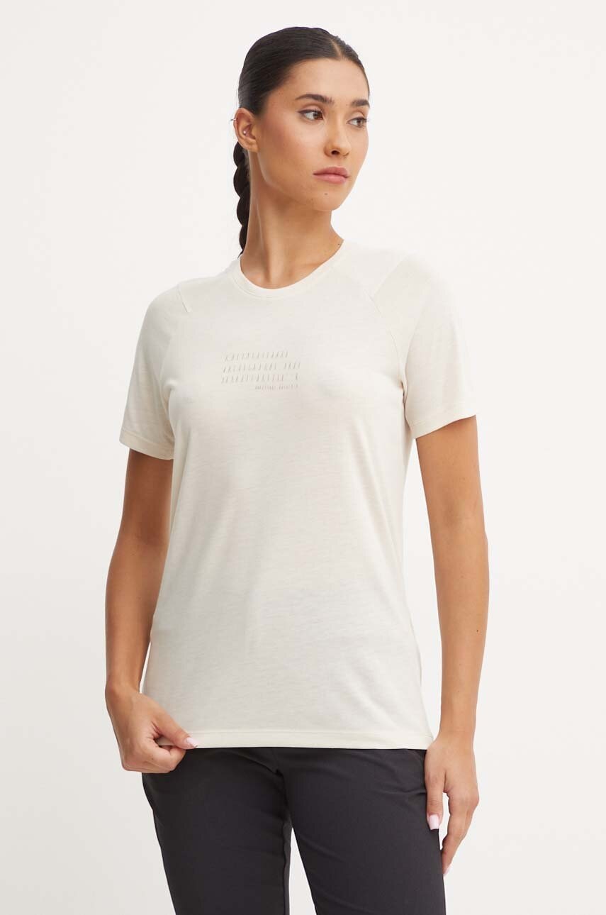 Salewa tricou sport Eagle Poem culoarea bej, 00.0000028913