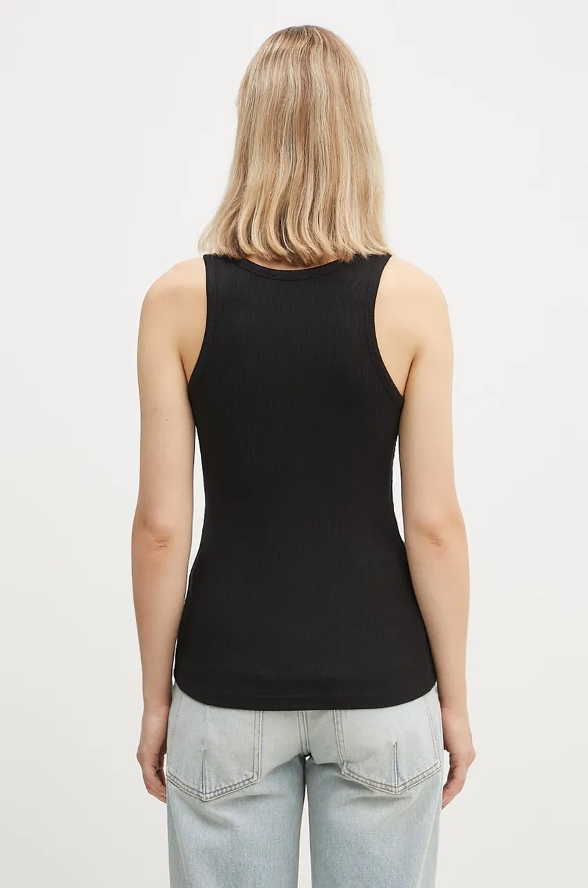Coperni top Rib Logo Tank Top női, fekete, COPJS12F5006 termék 2. képe