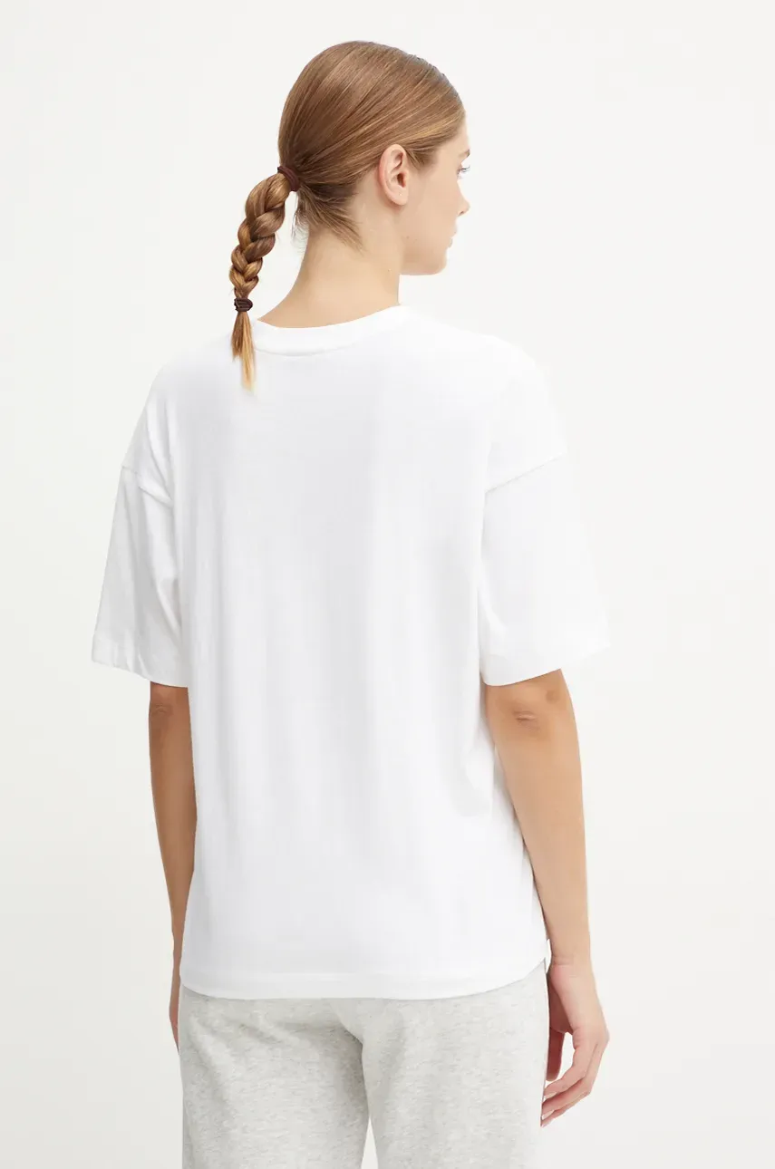 Хлопковая футболка Champion женская цвет белый 117473 Хлопковая футболка Champion женская цвет белый 117473