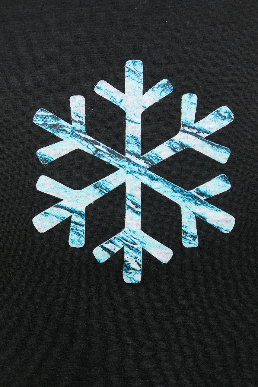 Αθλητικό μπλουζάκι Icebreaker Icebreaker X Protect Our Winters χρώμα: μαύρο, IB0A57470011 φωτογραφία