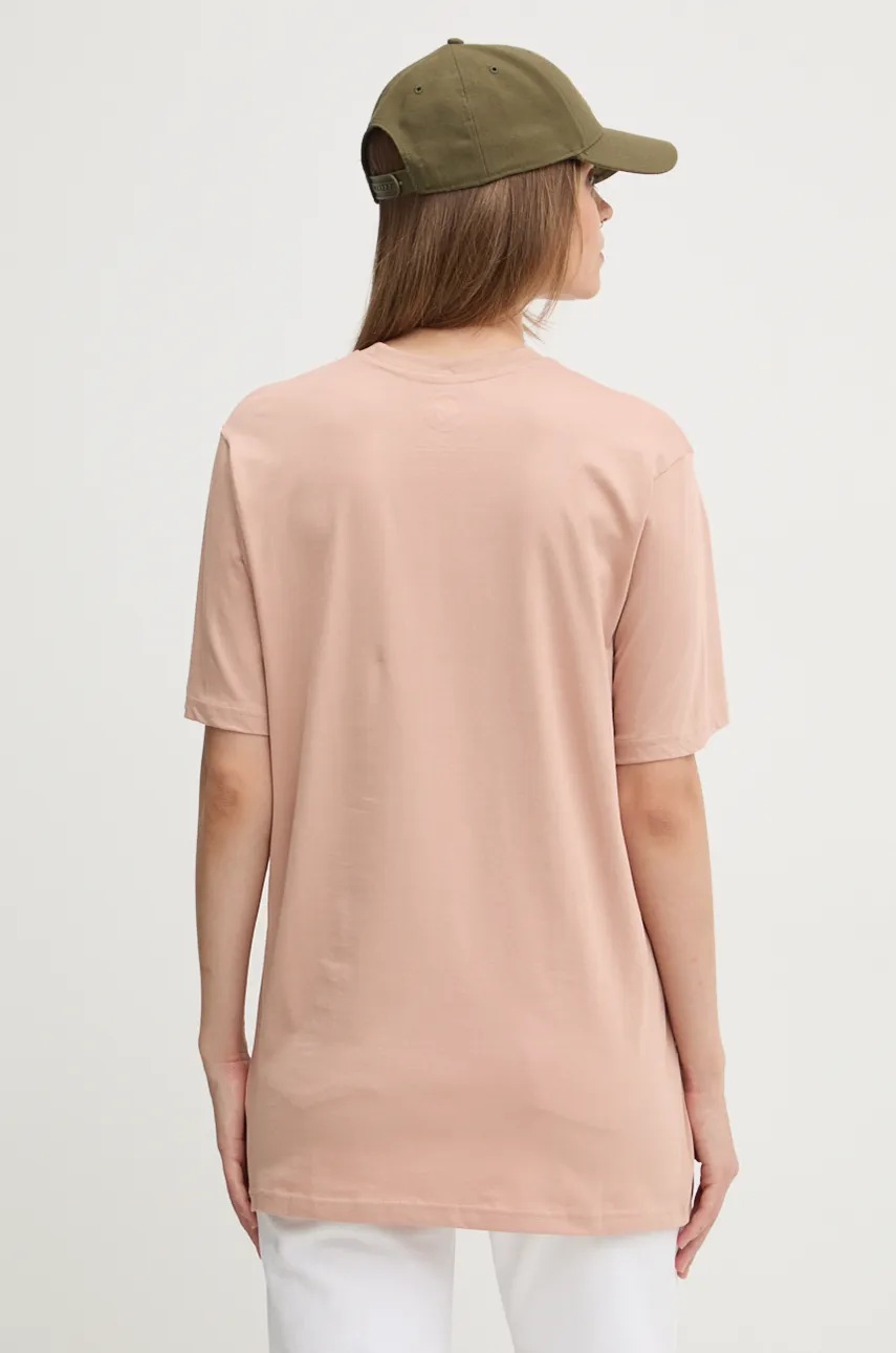 Βαμβακερό μπλουζάκι 47 brand MLB Los Angeles Dodgers γυναικείο, χρώμα: μπεζ, BB012TEPUFF620781O0 φωτογραφία