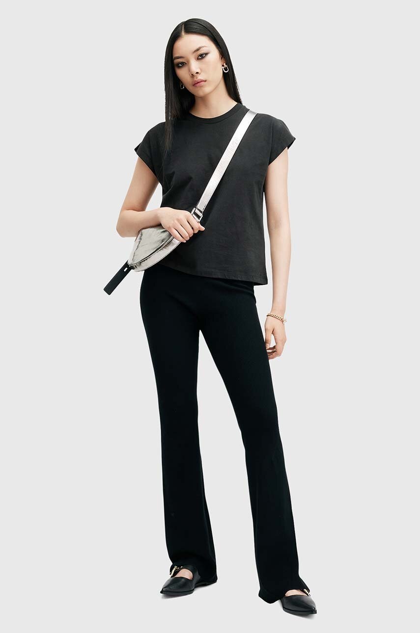 Бавовняна футболка AllSaints RUE TEE жіноча колір чорний W185JB 