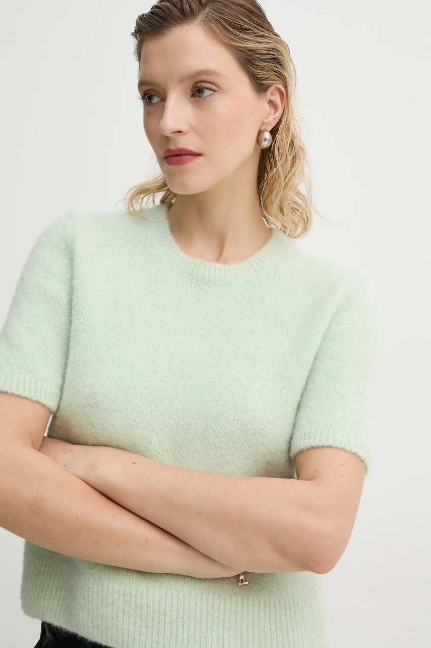 Μάλλινο πουλόβερ AERON γυναικείο, χρώμα: πράσινο, TO552531 φωτογραφία
