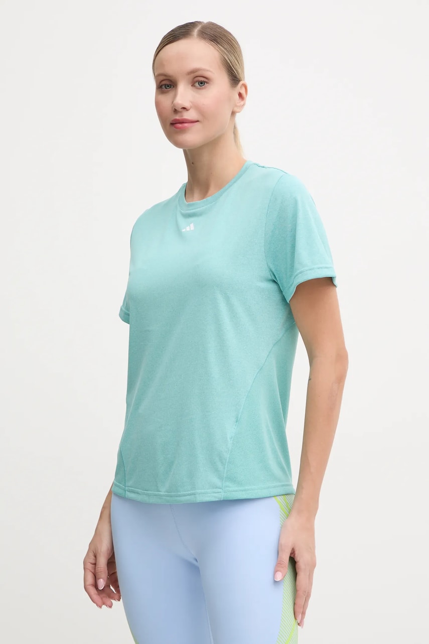 adidas Performance tricou de antrenament Designed for Training culoarea turcoaz, IY9157 adidas Performance tricou de antrenament Designed for Training culoarea turcoaz, IY9157