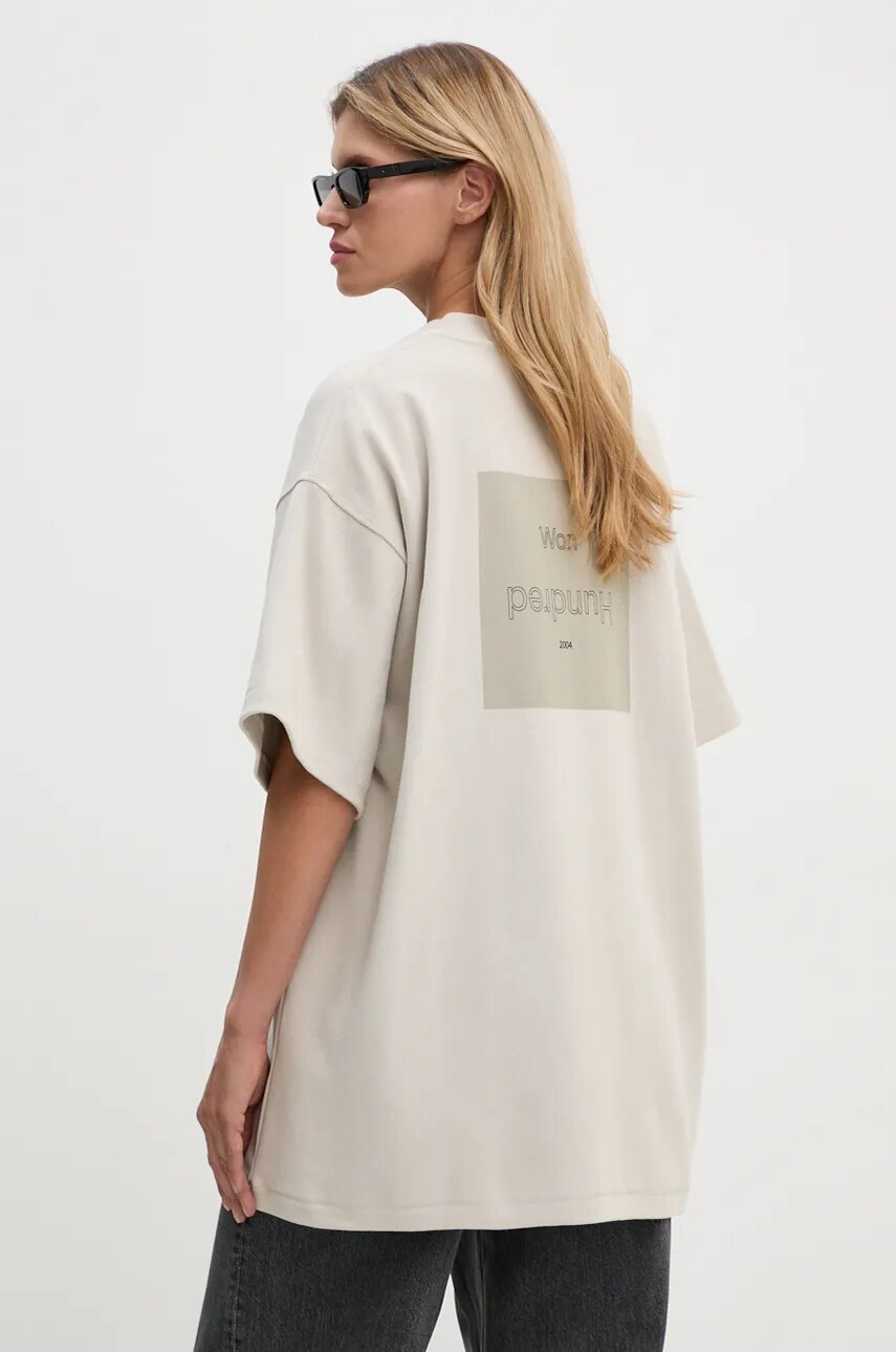 Won Hundred tricou femei, culoarea bej, 3309-12074
