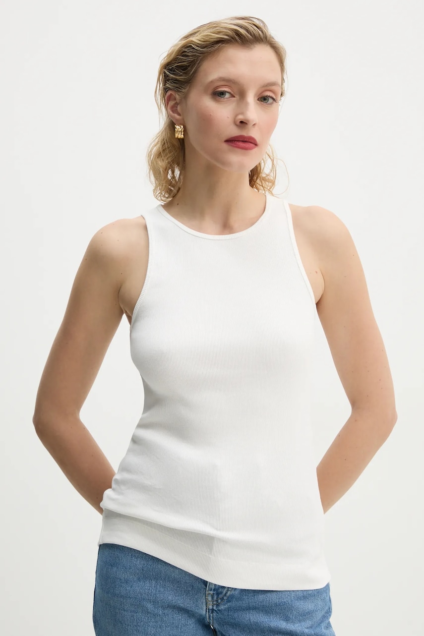 By Malene Birger top AMANI femei, culoarea bej, Q71679008Z