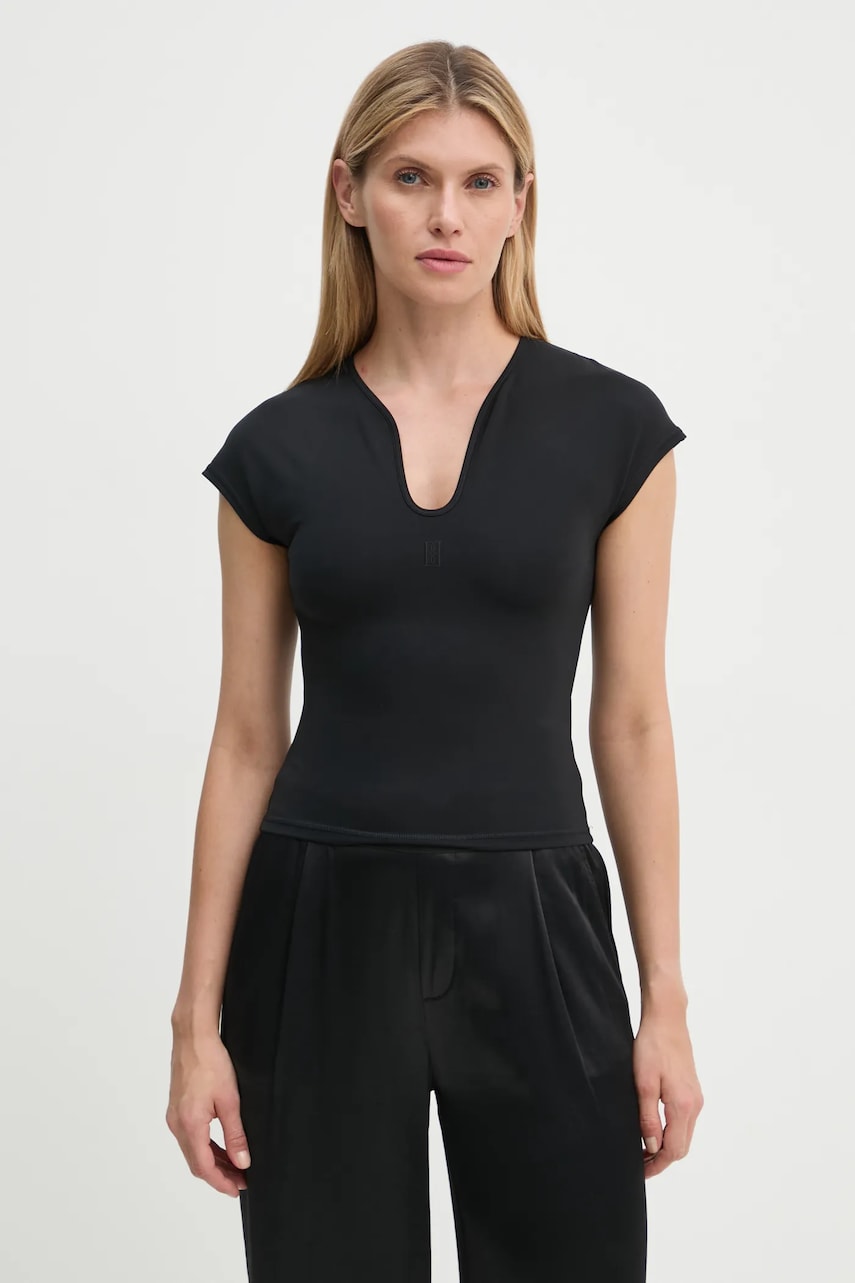 By Malene Birger tricou VENAZIA femei, culoarea negru, Q72465001