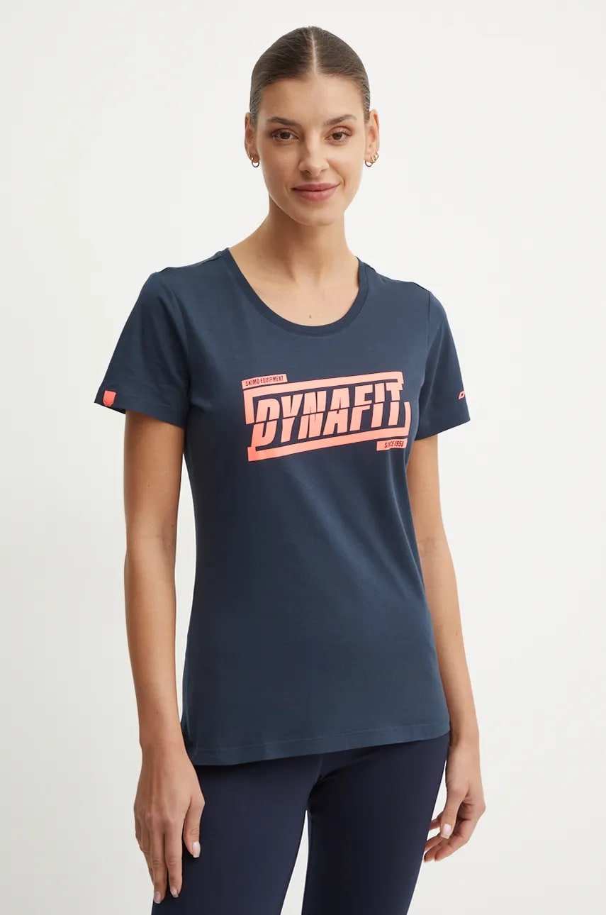 Dynafit tricou Graphic femei, culoarea albastru marin, 08.0000070999