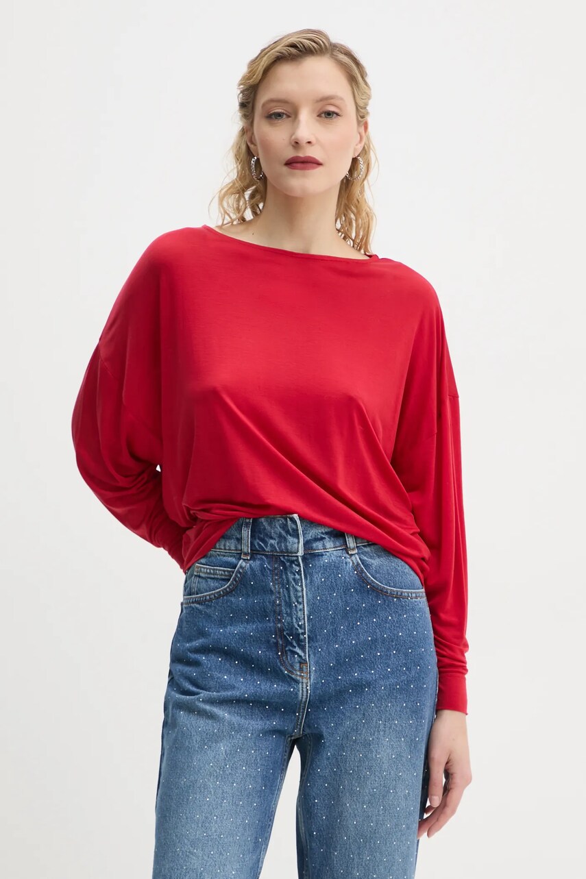 G-Star longsleeve femei, culoarea rosu, D25074-9297