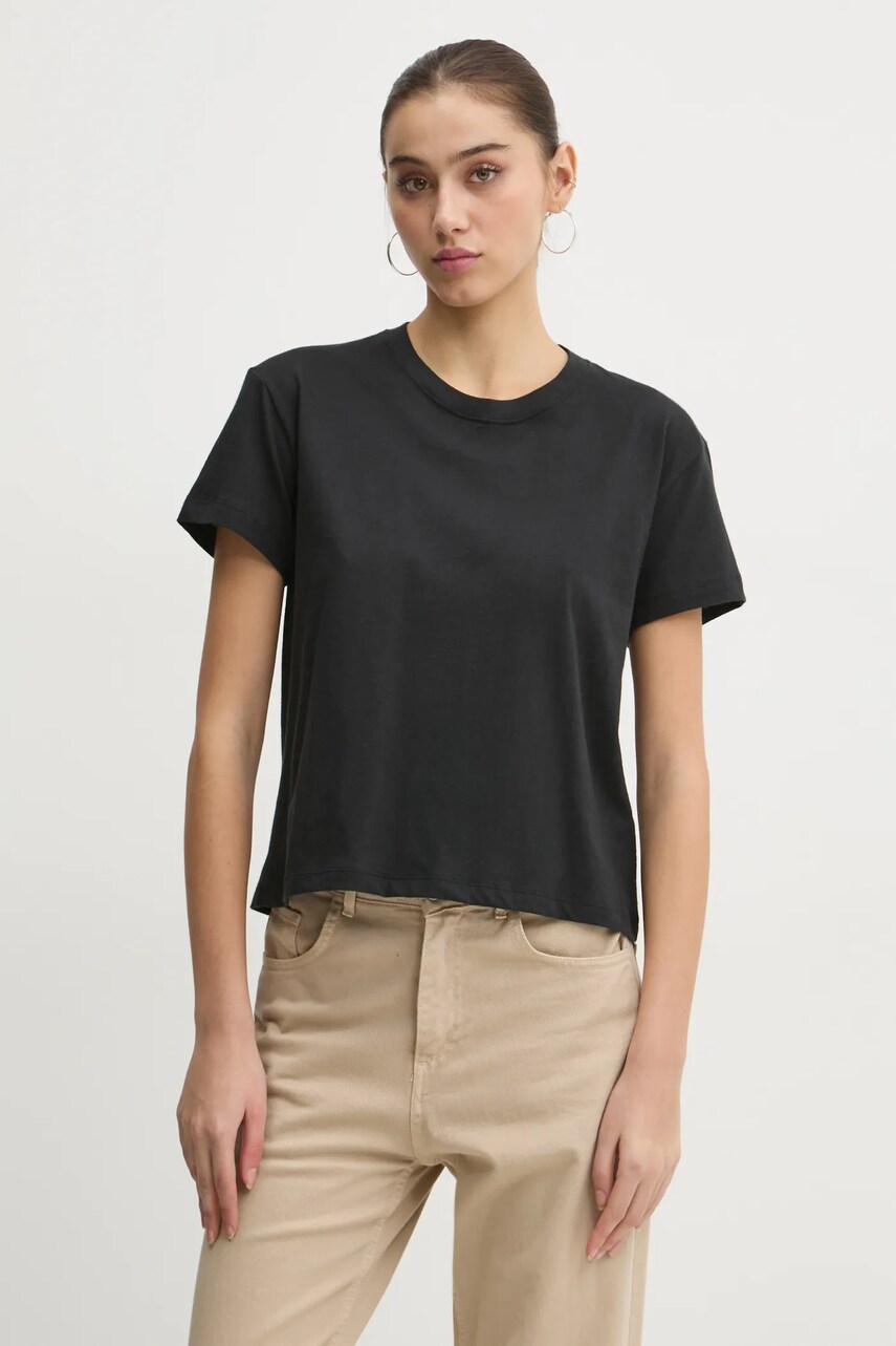 Βαμβακερό μπλουζάκι Hollister Co.