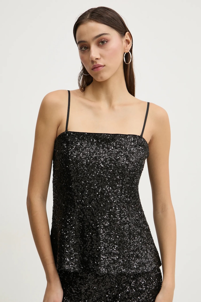 Abercrombie & Fitch bluza femei, culoarea negru, cu imprimeu, KI140-4635 Abercrombie & Fitch bluza femei, culoarea negru, cu imprimeu, KI140-4635