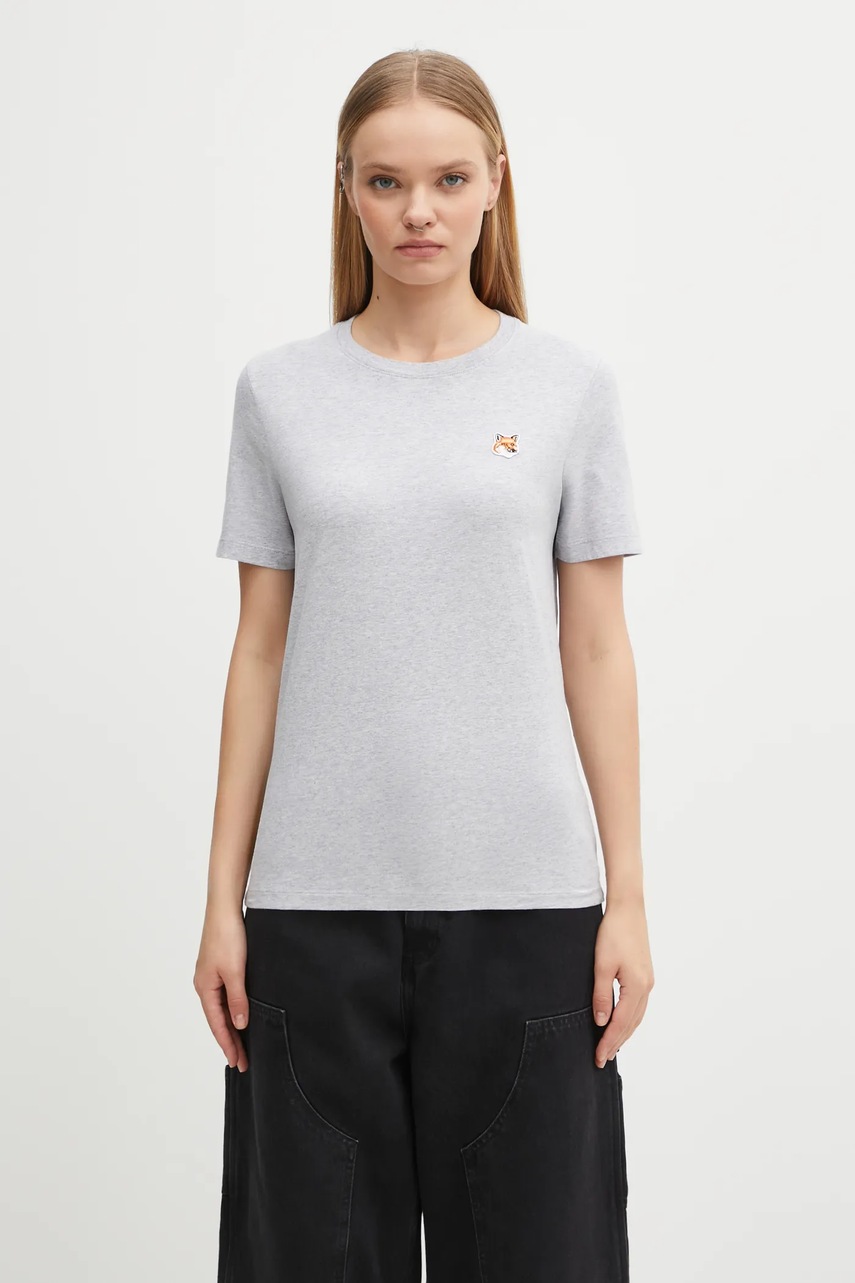 Maison Kitsuné t-shirt bawełniany Fox Head Patch