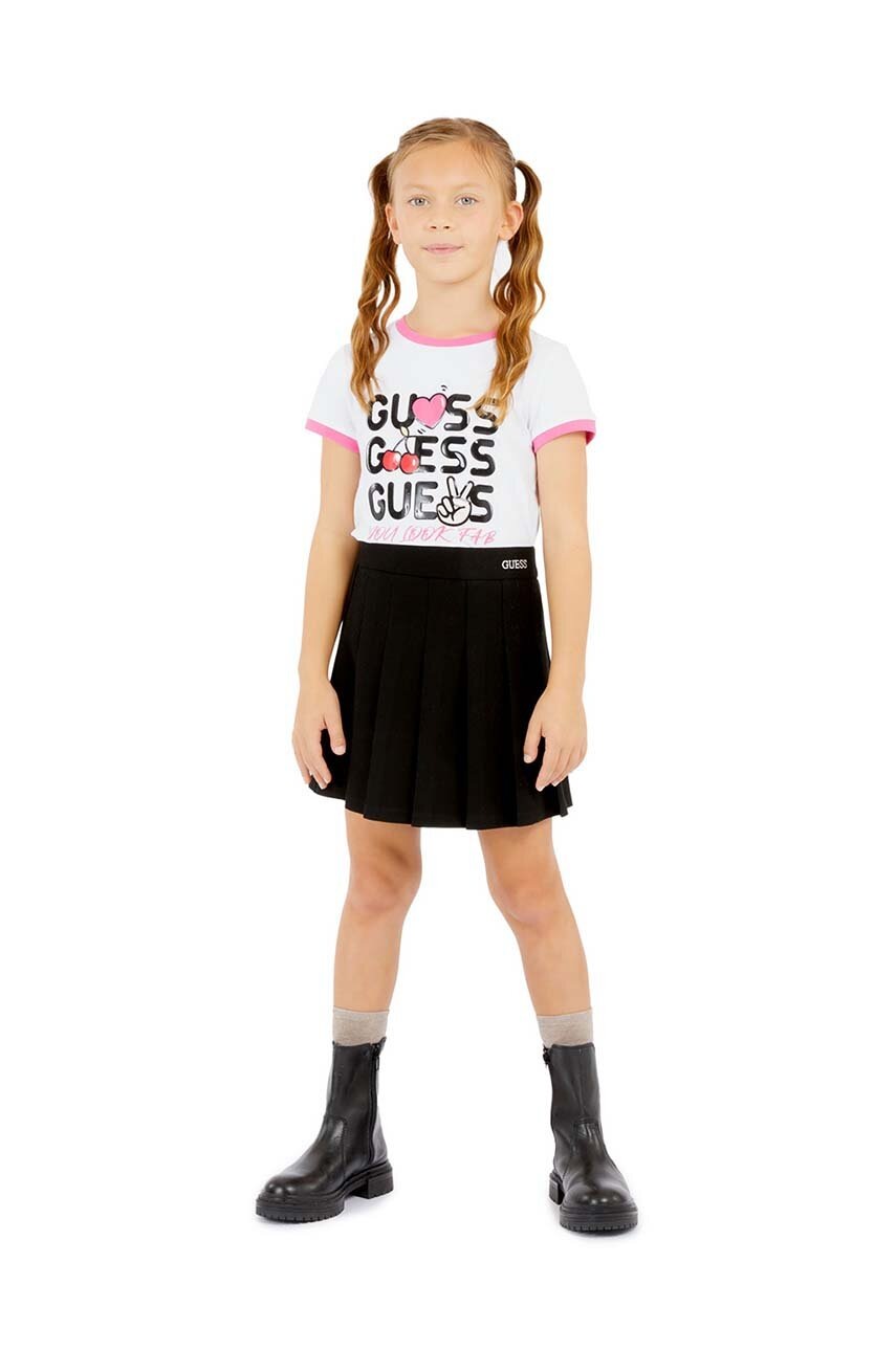 

Детска тениска Guess в бяло J4YI08 K6YW4, Бял