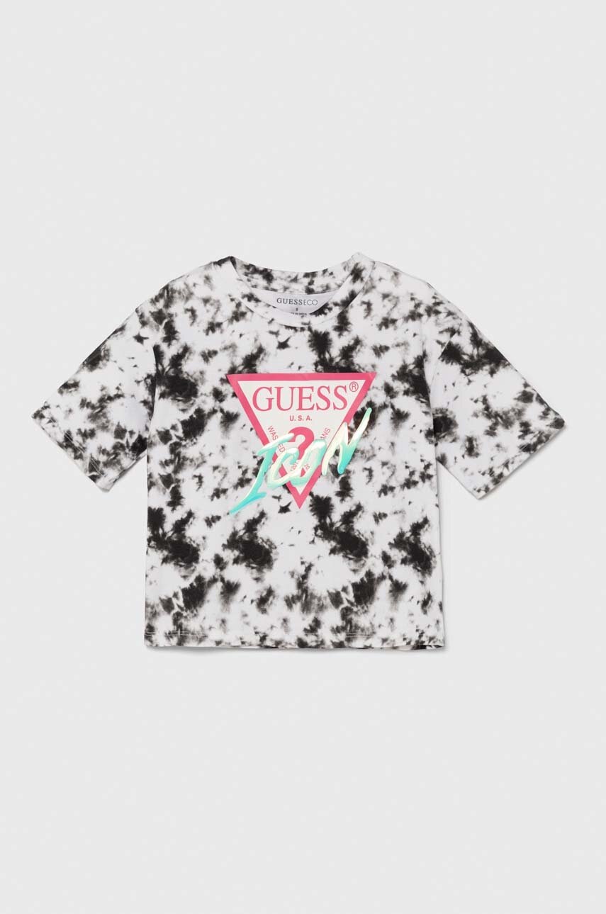 

Детска тениска Guess в черно J4YI09 K6YW3, Черен