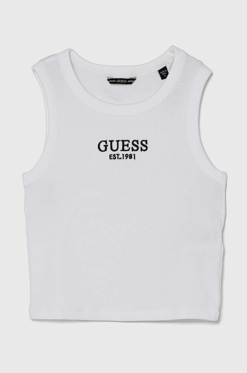

Детски топ Guess в бяло J4YI16 KBZP4, Бял