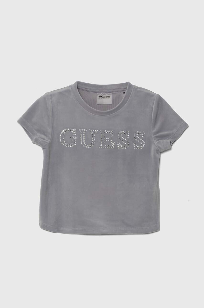 Levně Dětské tričko Guess šedá barva, J4YI48 KBXI2
