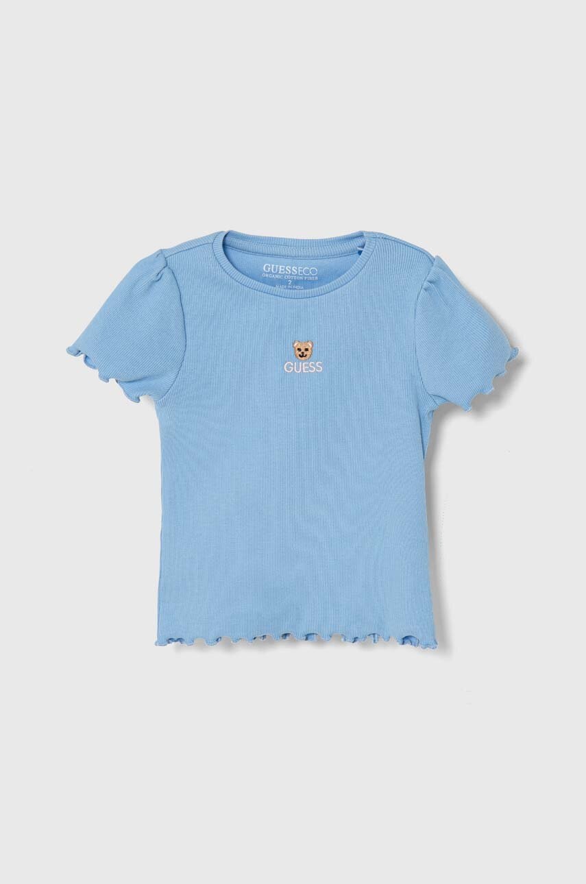 

Детска тениска Guess в синьо K4YI14 KBZP4, Син