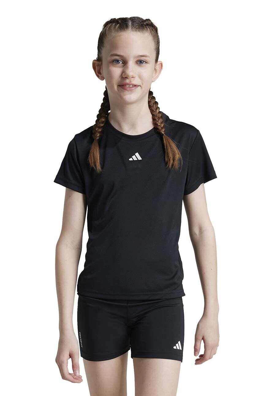 adidas tricou copii JG TR-ES T culoarea negru, IV9592