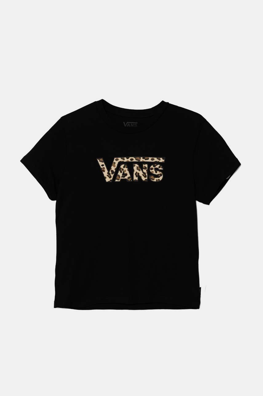 

Детска памучна тениска Vans GR FELIDAE DROP в бежово VN000K91BLK1, Бежов