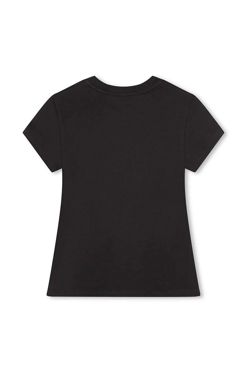Дитяча футболка Dkny колір чорний D62036