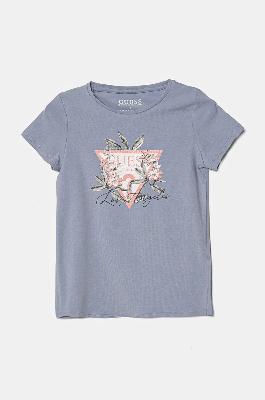 

Детска тениска Guess в синьо J4BI25 J1314, Син